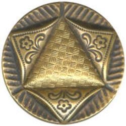 22-1.3.2  Geometric designs - Three sided figure - triangle - brass